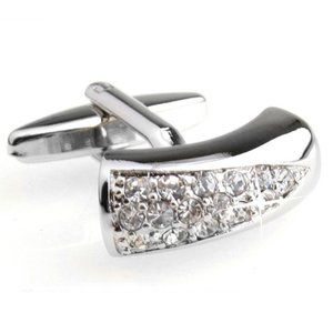 New! Crystal Arch Cufflinks in Box